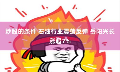 炒股的条件 石油行业震荡反弹 岳阳兴长涨超7%