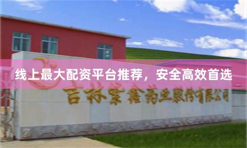 线上最大配资平台推荐，安全高效首选